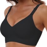 Comfortable Seamless Full Coverage Bra for Women Wireless Bras with Soft Support Regular and Plus Size